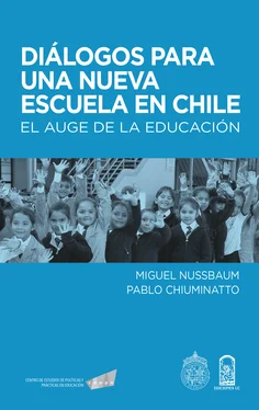 Pablo Chiuminatto Diálogos para una nueva escuela en Chile обложка книги
