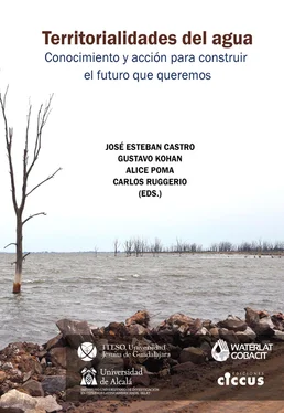 José Esteban Castro Territorialidades del agua обложка книги