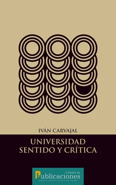 Iván Carvajal Universidad - Sentido y crítica обложка книги