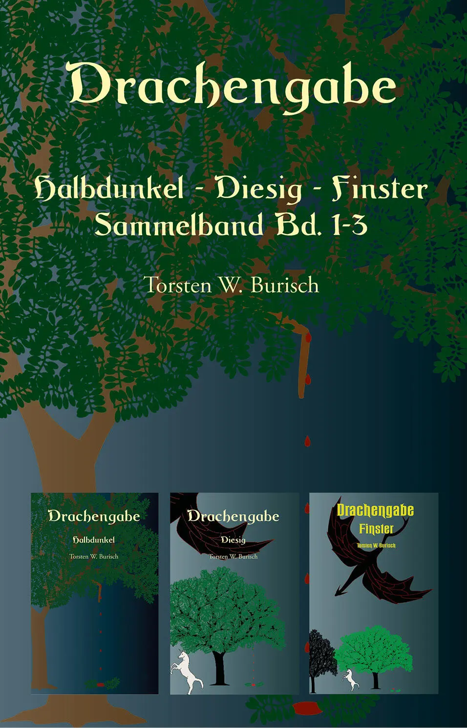 o Drachengabe Halbdunkel Diesig Finster Sammelband Bd 13 Torsten W - фото 1