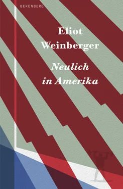 Eliot Weinberger Neulich in Amerika обложка книги