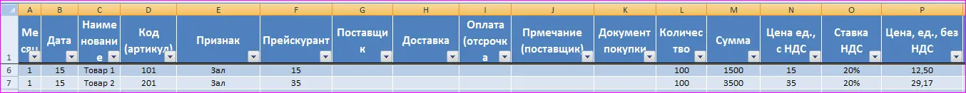 Рис 4 Отражение в реестре передачи товара в зал Продажа в зале отражается - фото 4
