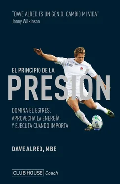 Dave Alred El principio de la presión обложка книги