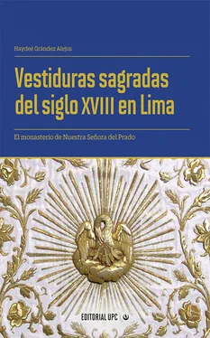 Haydeé Grández Alejos Vestiduras sagradas del siglo XVIII en Lima обложка книги