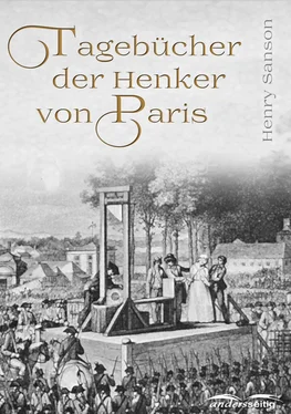 Henry Sanson Tagebücher der Henker von Paris обложка книги