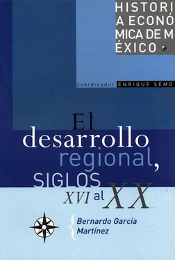 Bernardo García Martínez El desarrollo regional y la organización del espacio, siglos XVI al XX обложка книги