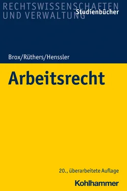 Hans Brox Arbeitsrecht обложка книги