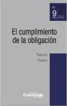 Fabrizio Piraino El cumplimiento de la obligación обложка книги
