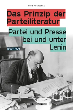 Hans Poerschke Das Prinzip der Parteiliteratur обложка книги