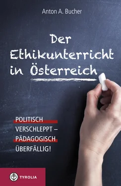 Anton A. Bucher Der Ethikunterricht in Österreich обложка книги
