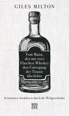 Giles Milton Vom Mann, der mit zwei Flaschen Whiskey den Untergang der Titanic überlebte обложка книги