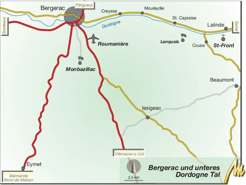 Unteres DordogneTal Lalinde bis Bergerac Lalinde Kanufahrer gehen in der Regel - фото 38