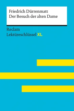 Bernd Völkl Der Besuch der alten Dame von Friedrich Dürrenmatt: Reclam Lektüreschlüssel XL обложка книги