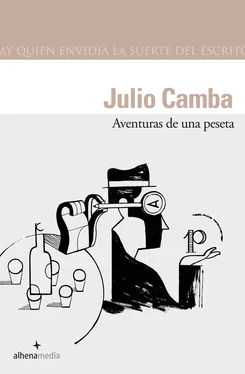 Julio Camba Aventuras de una peseta обложка книги