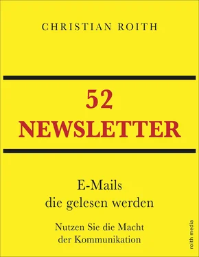 Christian Roith 52 NEWSLETTER обложка книги