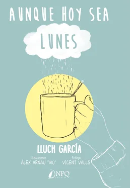 Lluch García Aunque hoy sea lunes обложка книги