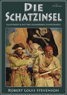 Robert Stevenson Die Schatzinsel (Illustriert & mit der legendären Schatzkarte) обложка книги
