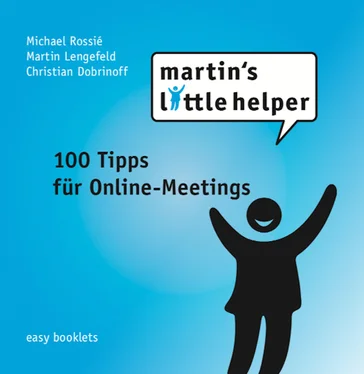 Martin Lengefeld 100 Tipps für Online-Meetings обложка книги