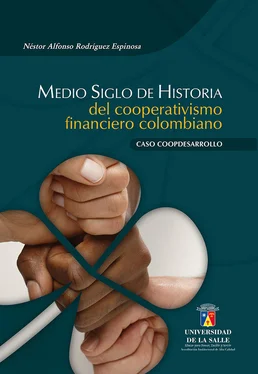 Néstor Alfonso Rodríguez Espinosa Medio siglo de historia del cooperativismo financiero colombiano обложка книги