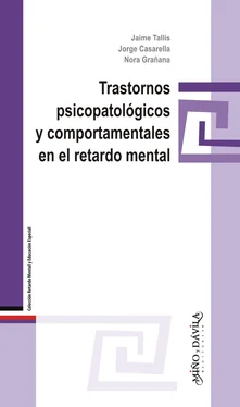 Jaime Tallis Trastornos psicopatológicos y comportamentales en el retardo mental обложка книги