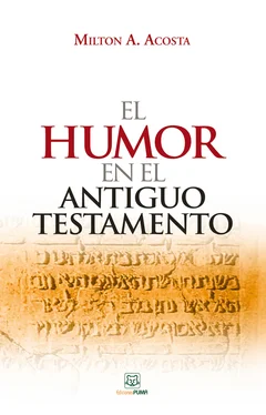 Milton Acosta El humor en el Antiguo Testamento обложка книги