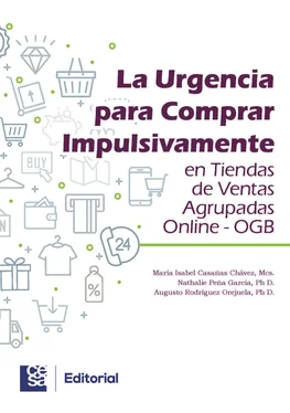 Nathalie Peña García La urgencia para comprar impulsivamente en tiendas de ventas agrupadas online - OGB обложка книги
