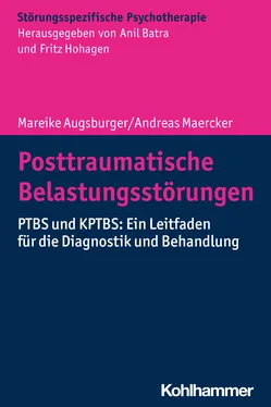 Mareike Augsburger Posttraumatische Belastungsstörungen обложка книги