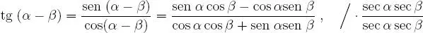al hacer esta amplificación por sec α sec β llegamos a luego - фото 131