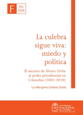 Luz Margarita Cardona Zuleta La culebra sigue viva: miedo y política. El ascenso de Álvaro Uribe al poder presidencial en Colombia (2002-2010) обложка книги