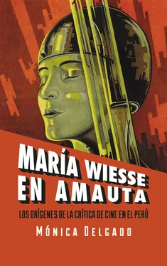 Mónica Delgado María Wiesse en Amauta: los orígenes de la crítica de cine en el Perú обложка книги