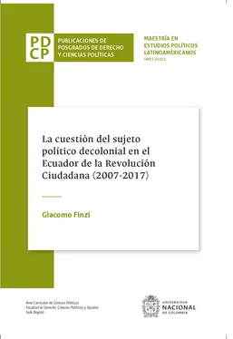 Giacomo Finzi La cuestión del sujeto político decolonial en el Ecuador de la Revolución Ciudadana обложка книги
