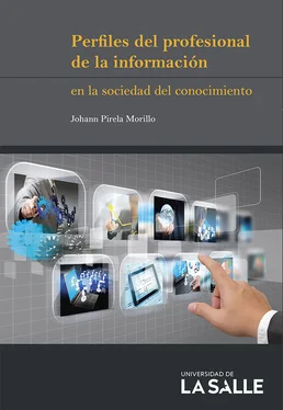 Johann Pirela Morillo Perfiles del profesional de la información en la sociedad del conocimiento обложка книги