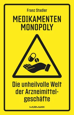 Dr. Franz Stadler Medikamenten-Monopoly обложка книги