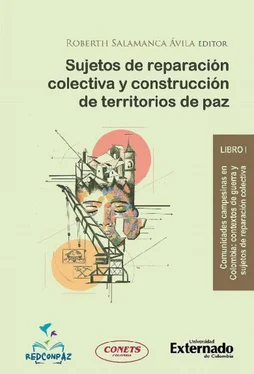 Varios autores Sujetos de reparación colectiva y construcción de territorios de paz - Libro 1 обложка книги