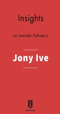 Instaread Insights on Leander Kahney's Jony Ive обложка книги