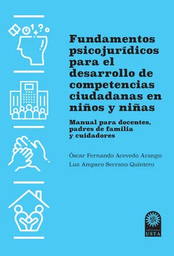 Óscar Fernando Acevedo Arango Fundamentos psicojurídicos para el desarrollo de competencias ciudadanas en niños y niñas обложка книги