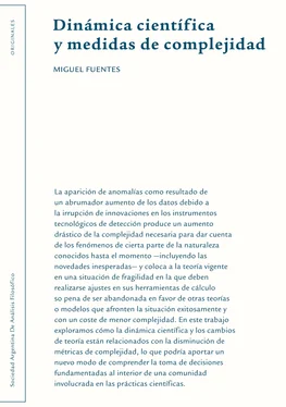 Miguel Fuentes Dinámica científica y medidas de complejidad обложка книги
