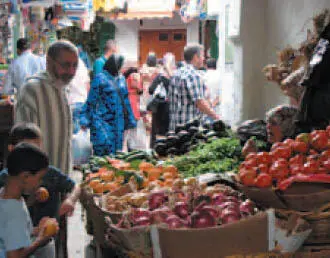 ma20043 ad Tétouan 76 Die weiße Altstadt von Tétouan umgeben von den - фото 55