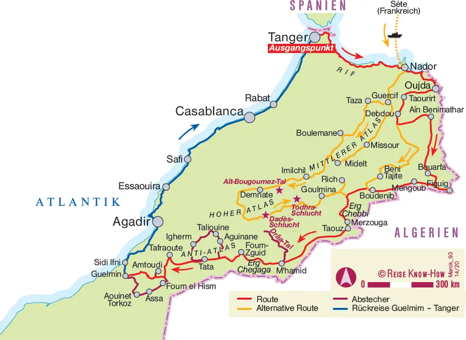 Eine alternative Routevon Norden führt von Guercif in den Mittleren Atlaszum - фото 53
