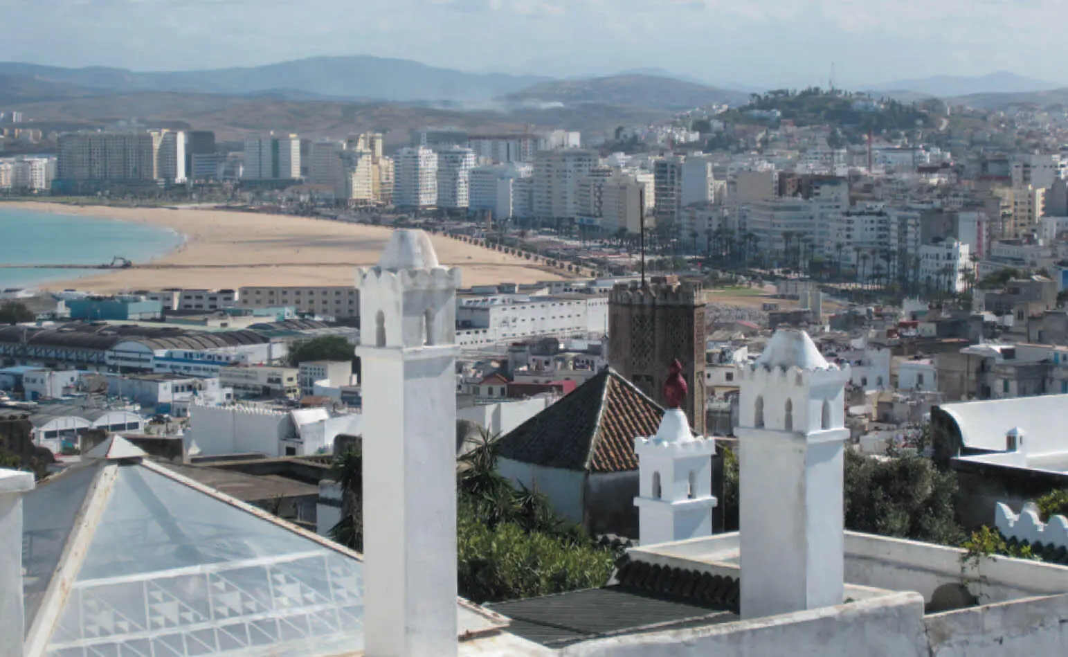 ma16001 ad Blick über Tanger und seinen Stadtstrand Tor zu AfrikaDie - фото 82