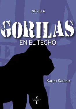 Karen Karake Gorilas en el techo обложка книги