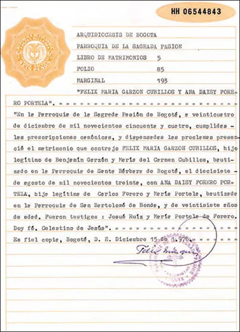 Facsímil Partida de Matrimonio de mis Papás Конец ознакомительного фрагмента - фото 35
