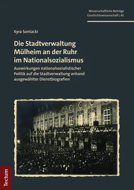 Kyra Sontacki Die Stadtverwaltung Mülheim an der Ruhr im Nationalsozialismus обложка книги