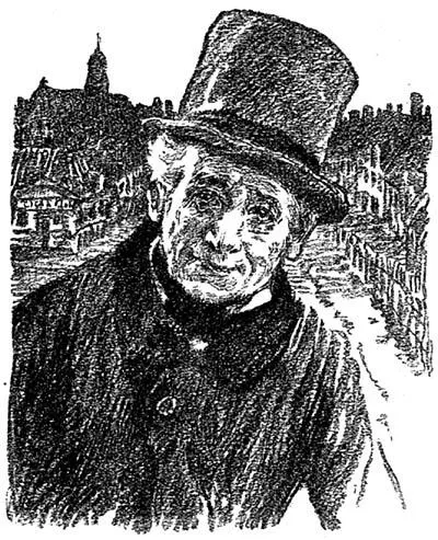 Der Klarinettspieler auf dem Wege auf den Zimmern Der alte Mann der den Weg - фото 4
