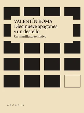 Valentín Roma Diecinueve apagones y un destello обложка книги