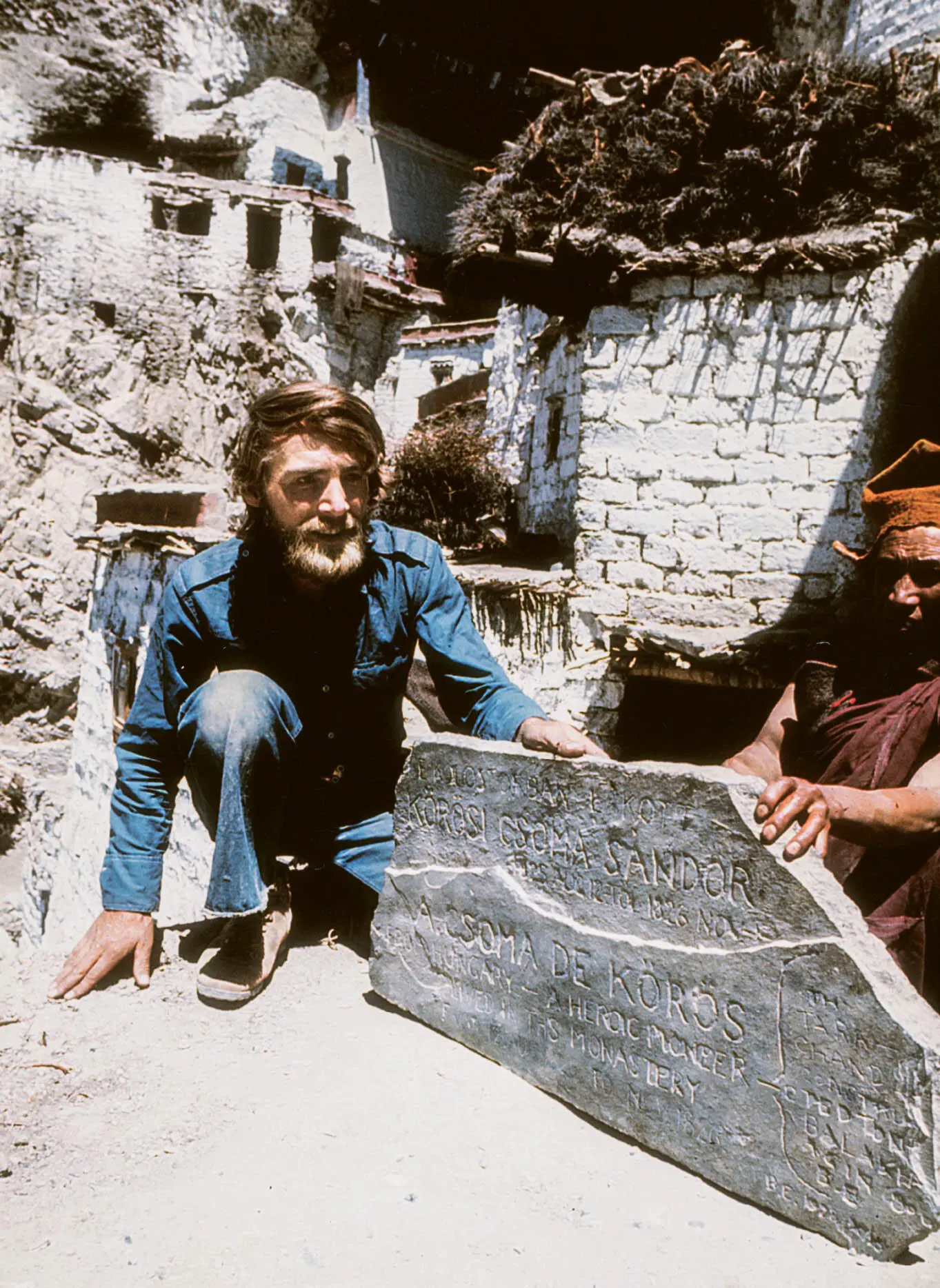 Walo Kamm als Pioniertrekker vor dem legendären Höhlenkloster Phuktal Zanskar - фото 5