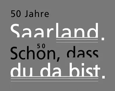 Abb 31 Plakat zum 50jährigen Bestehen des Saarlandes Staatskanzlei des - фото 18