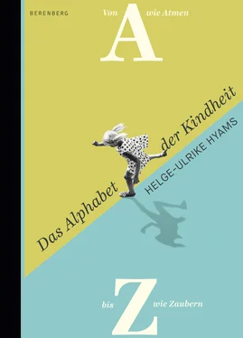Helge-Ulrike Hyams Das Alphabet der Kindheit обложка книги
