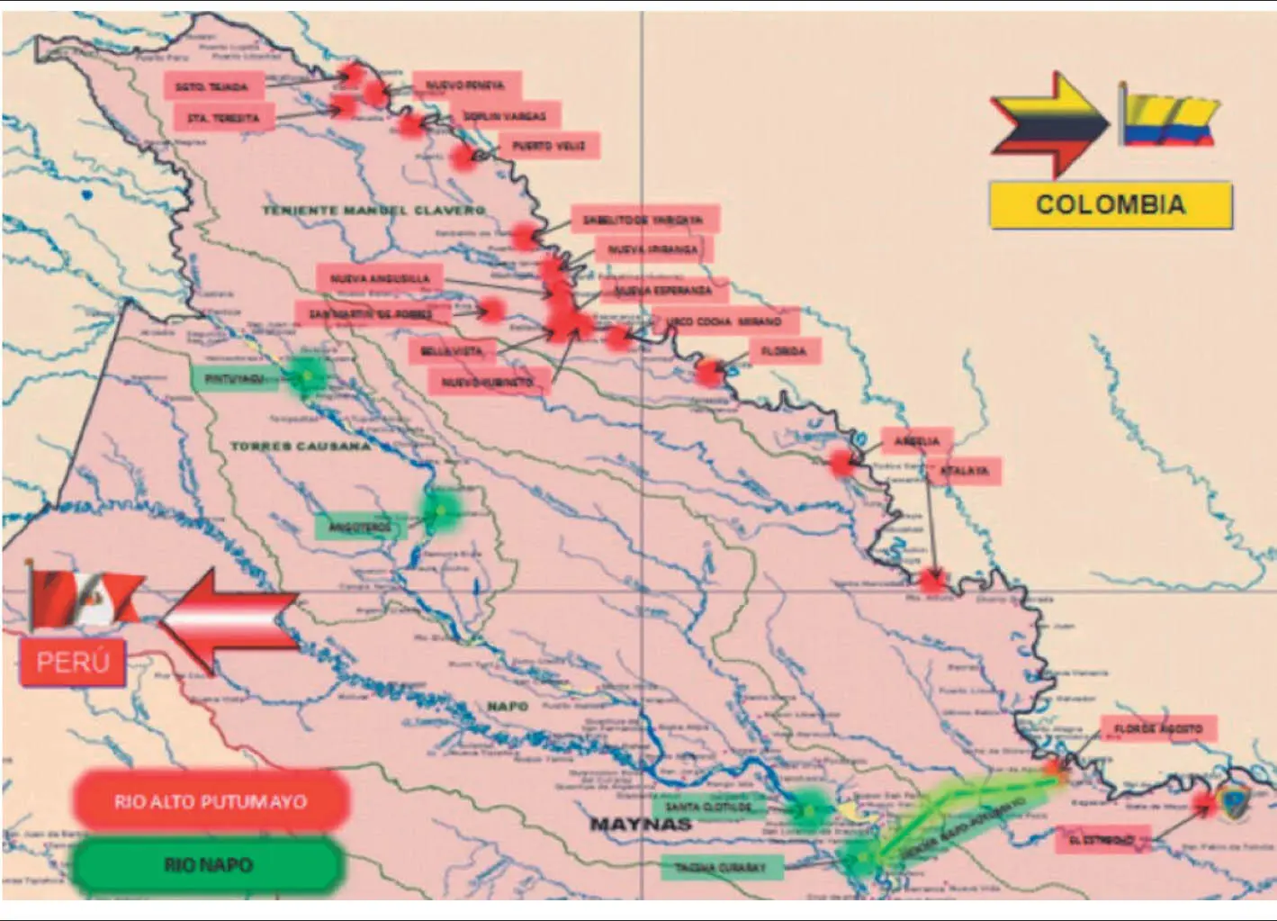 Figura 6 Mapa de cultivos de hoja de coca para fines de cocaína en frontera - фото 9