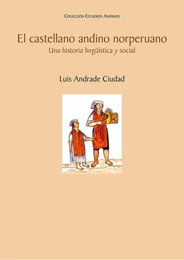 Luis Andrade El castellano andino norperuano обложка книги